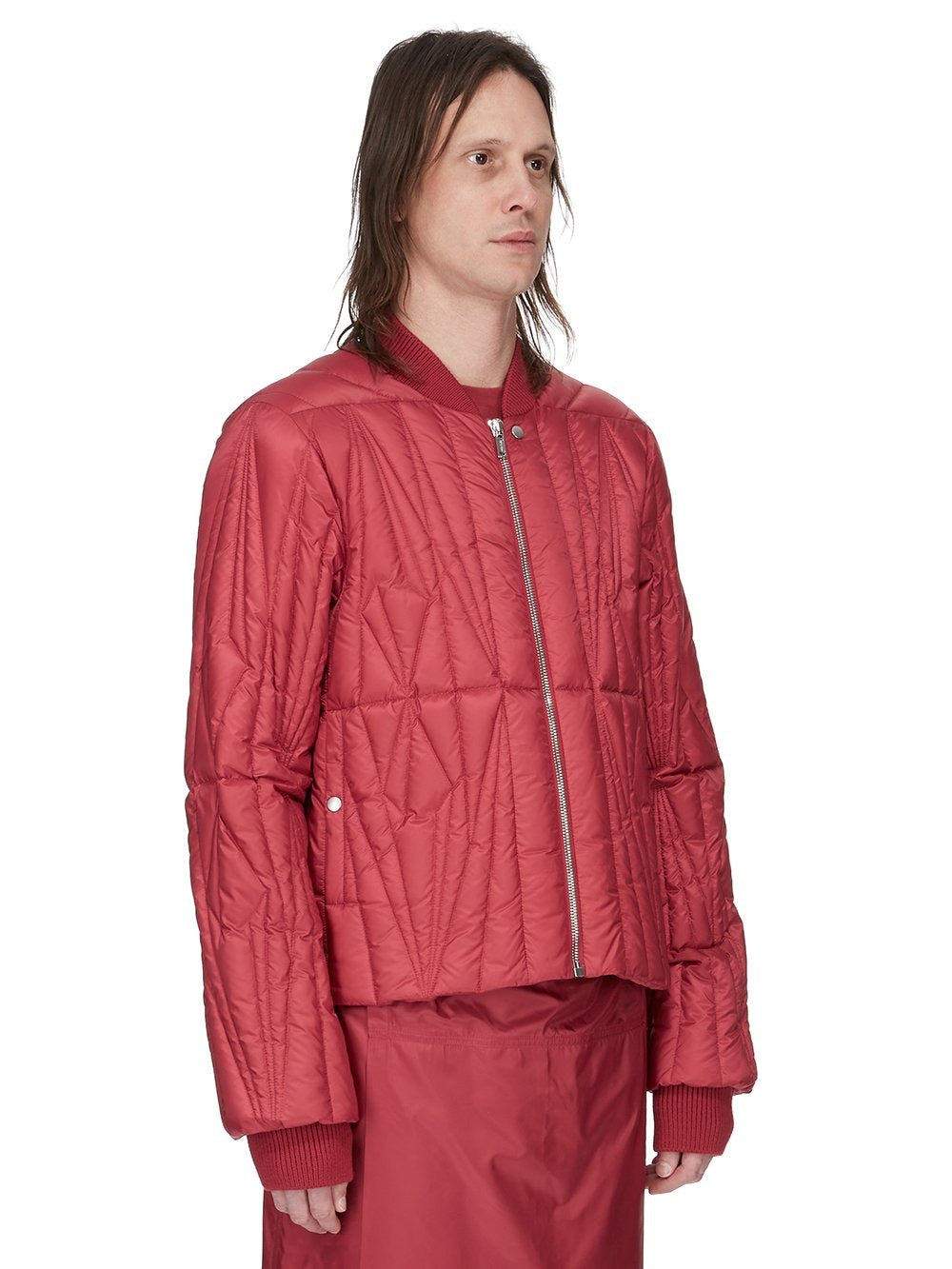 GEOCAMO FLIGHT JACKET CARNELIAN