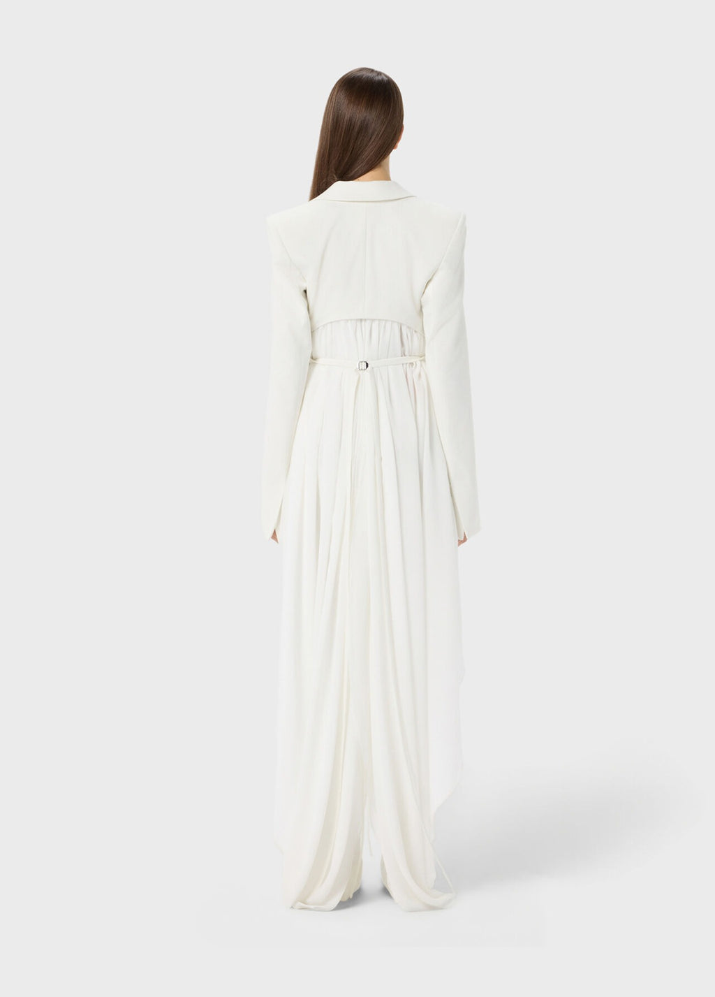 COMPACT TAILO JACKET WHITE PEARL