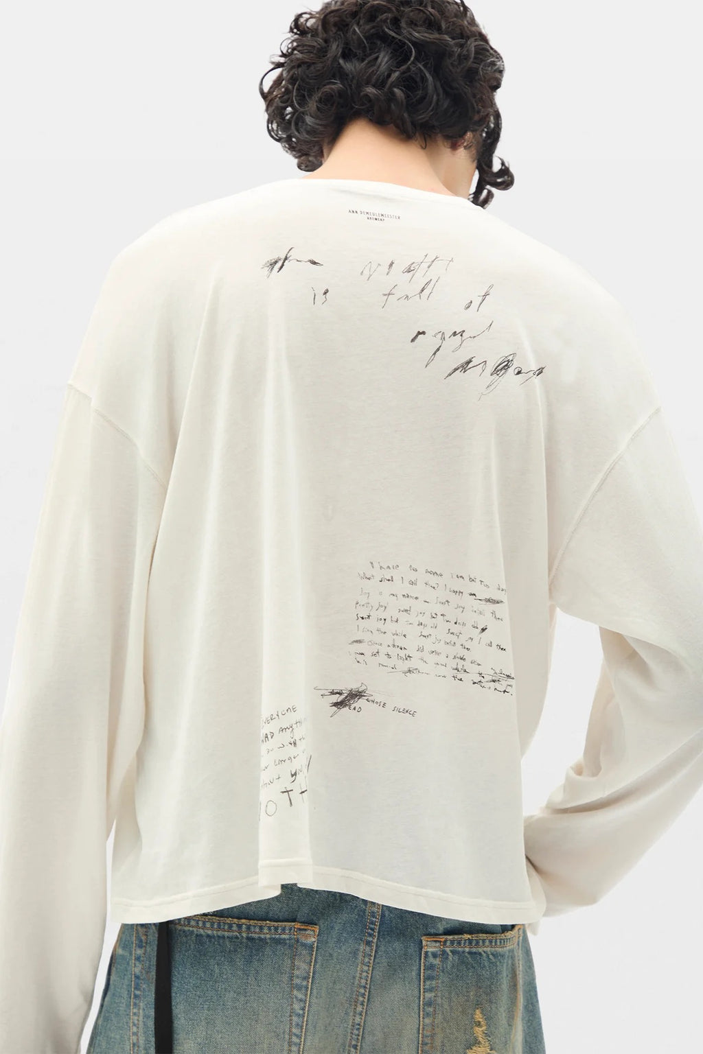 EMIL T-SHIRT "CLASSROOM MEMORY" PRINT IVORY