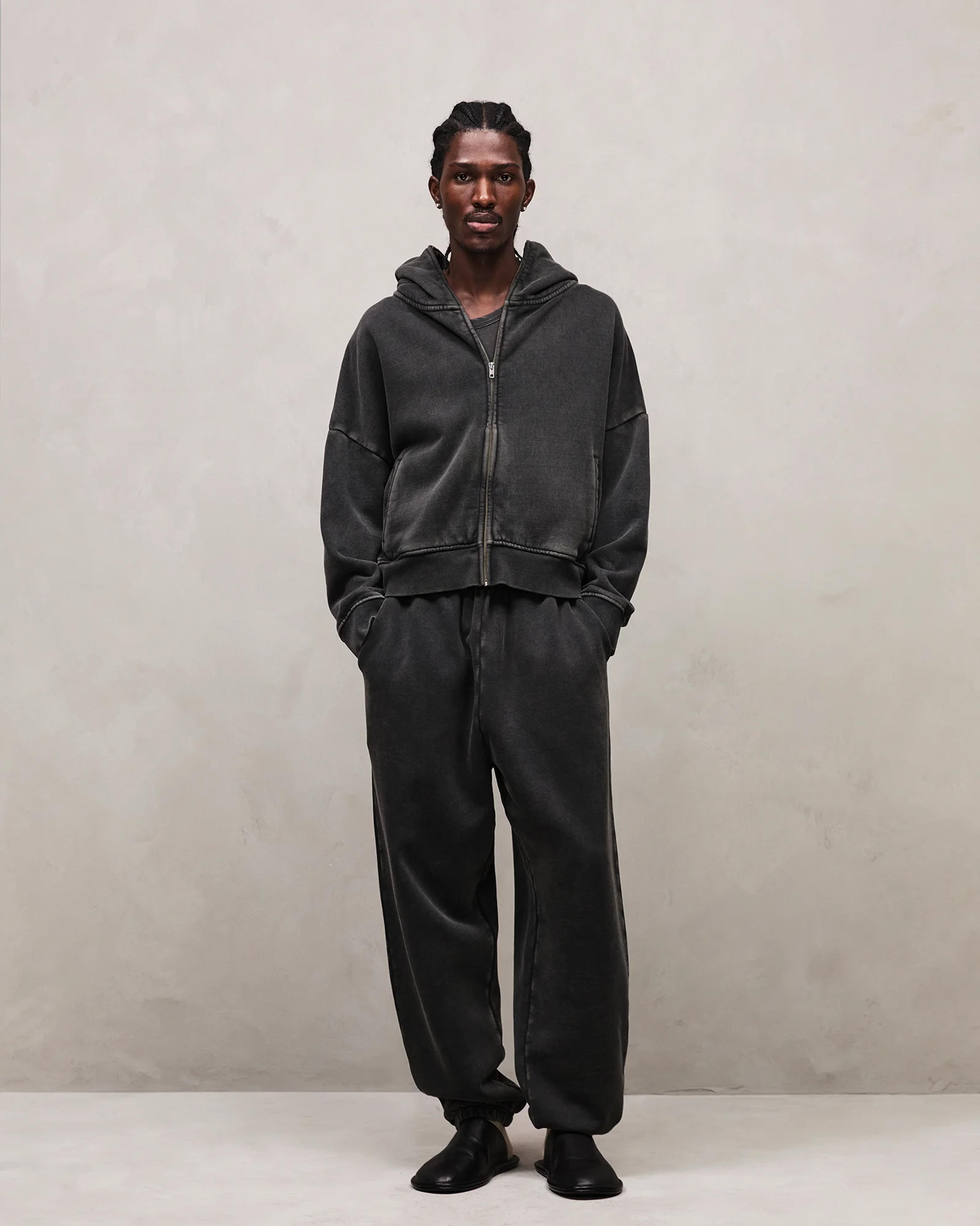 ETERNAL ZIP WASHED BLACK