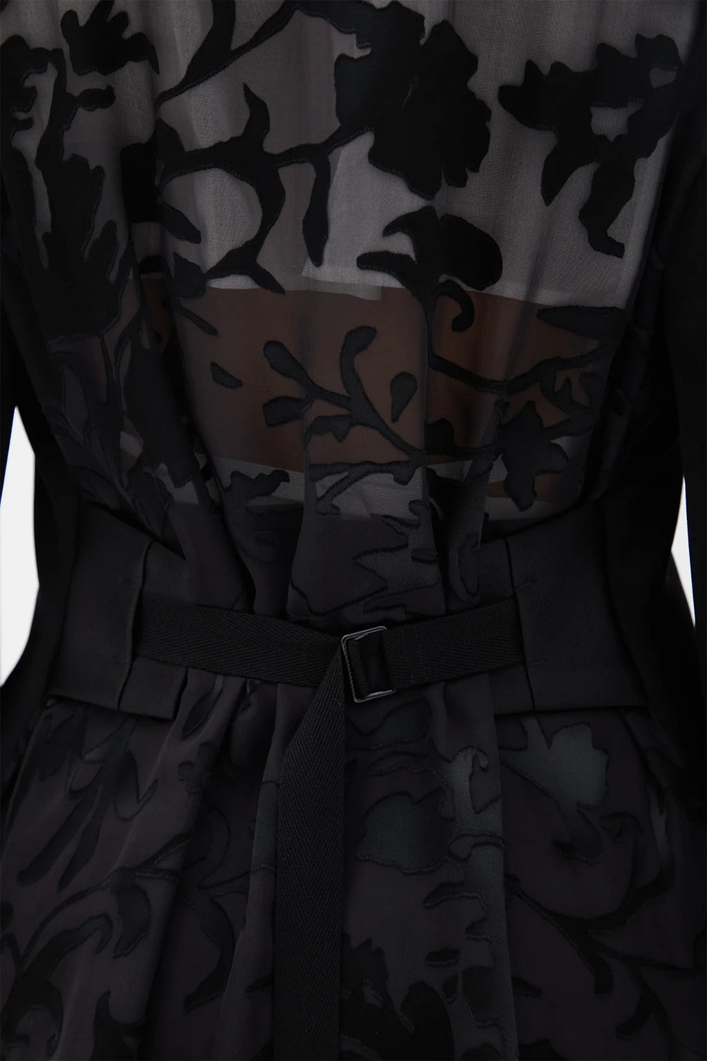 SUSA COMFORT TAILORED JACKET W/ DEVORE' RAMAGE SATIN CONTRAST