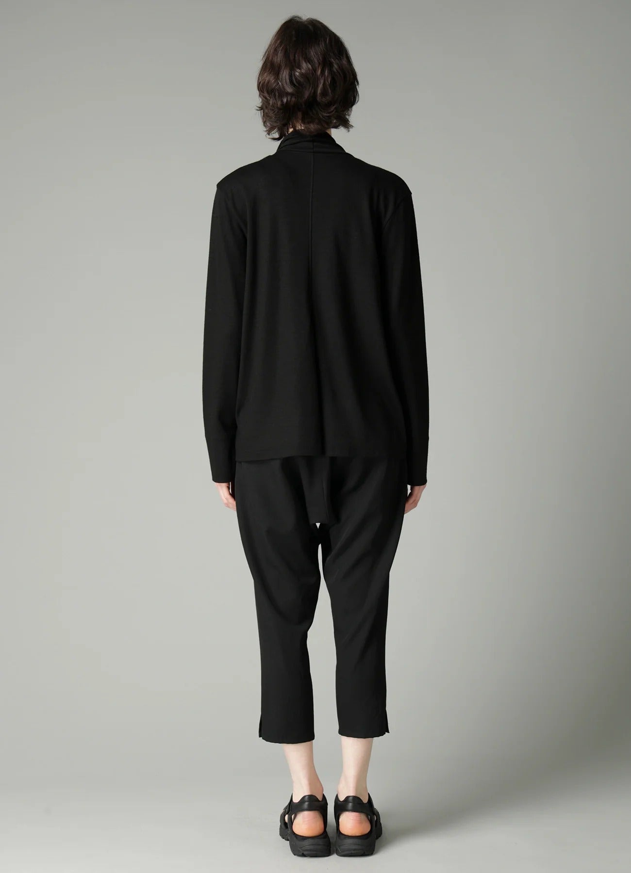 DRAPED GATHER CARDIGAN