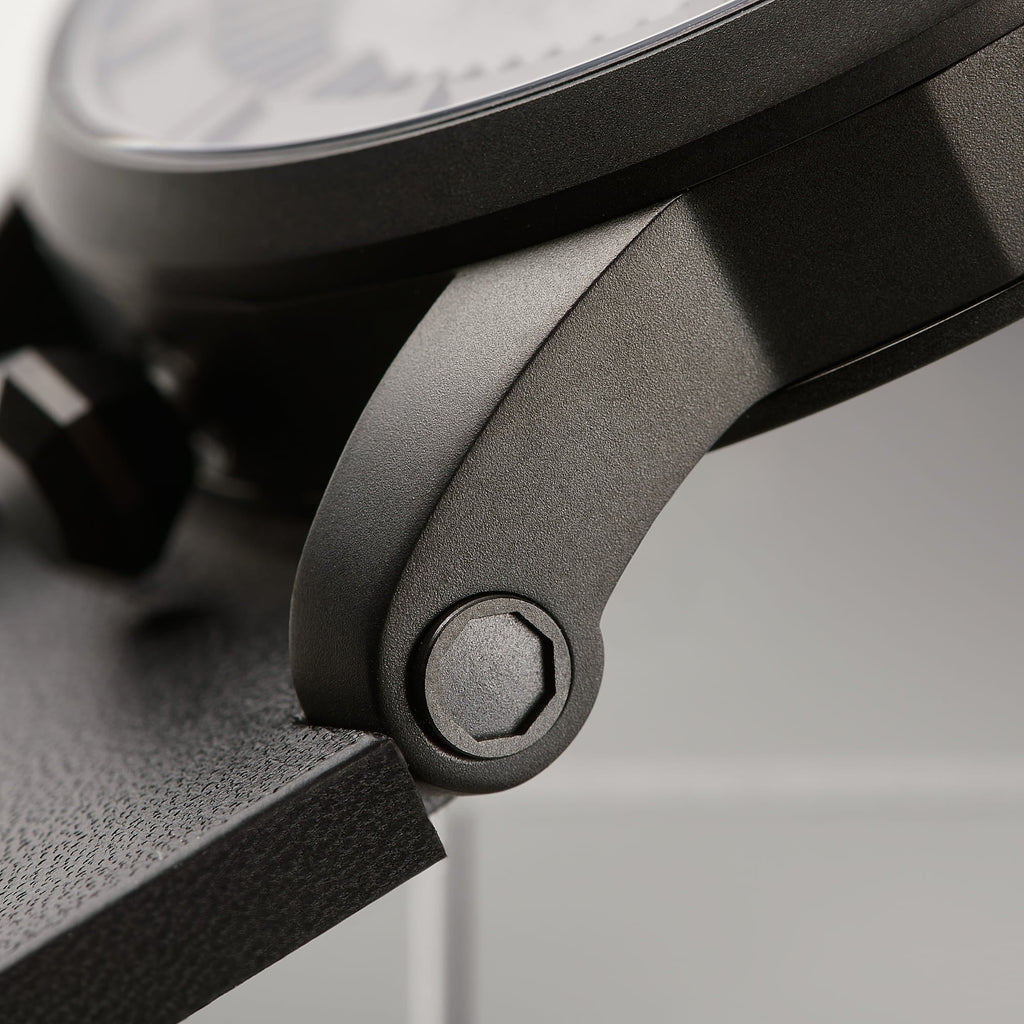 R413 BLACK MATTE SKELETON / BLACK LEATHER