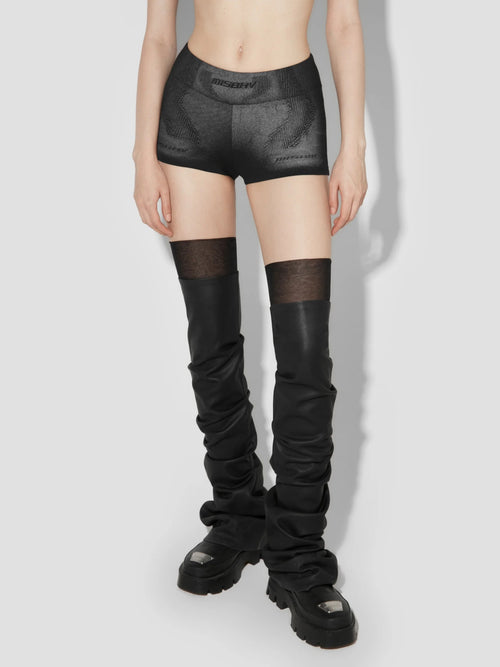 ACTIVE PRINTED SHORTS BLACK