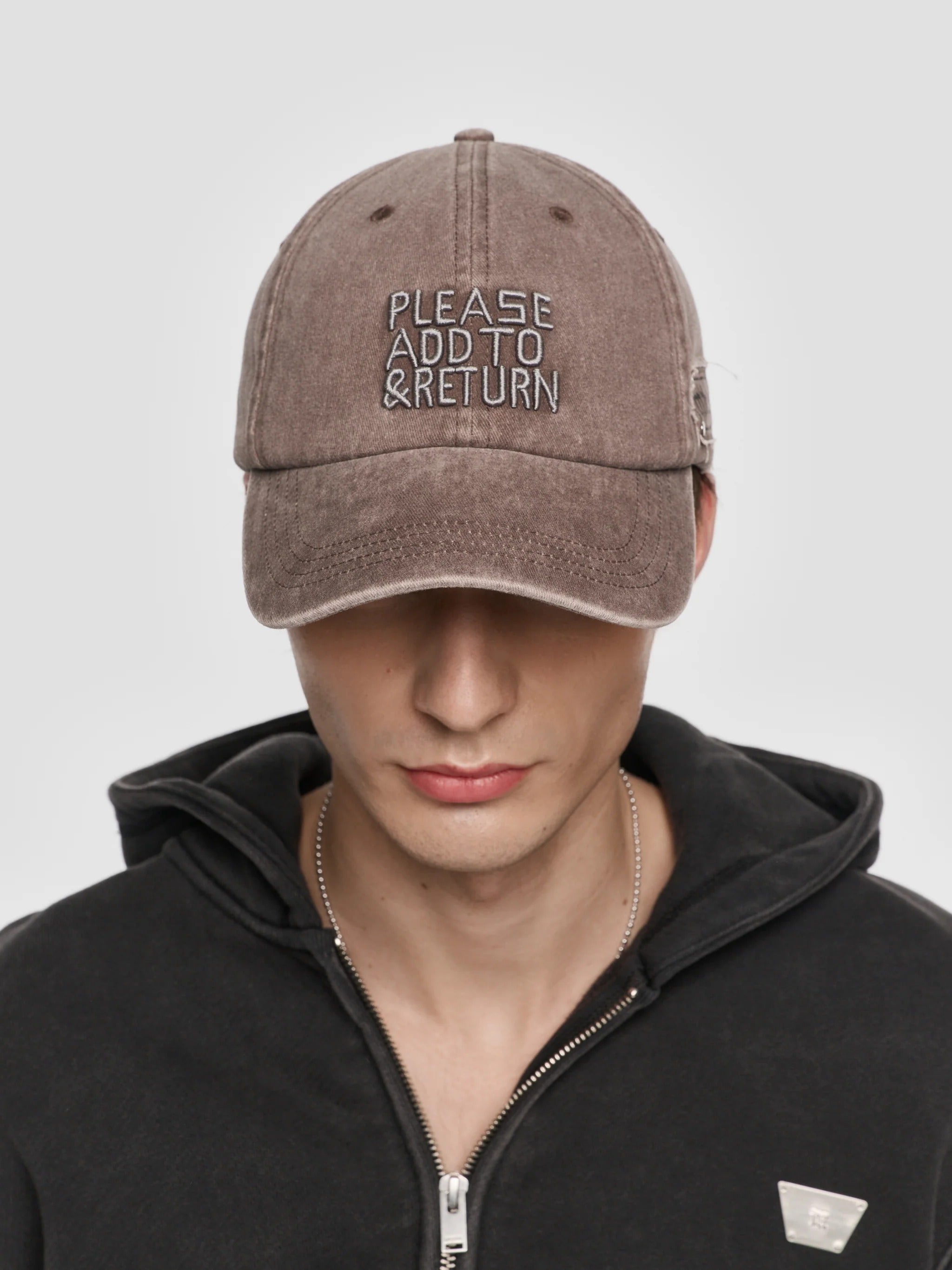 RAY JOHNSON CAP WASHED GREY