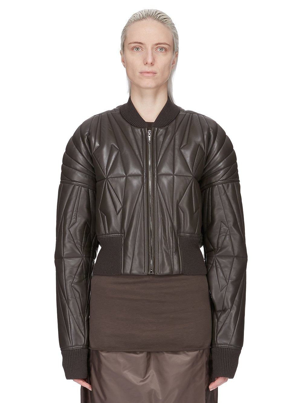 GEOCAMO CROPPED JACKET DARK DUST