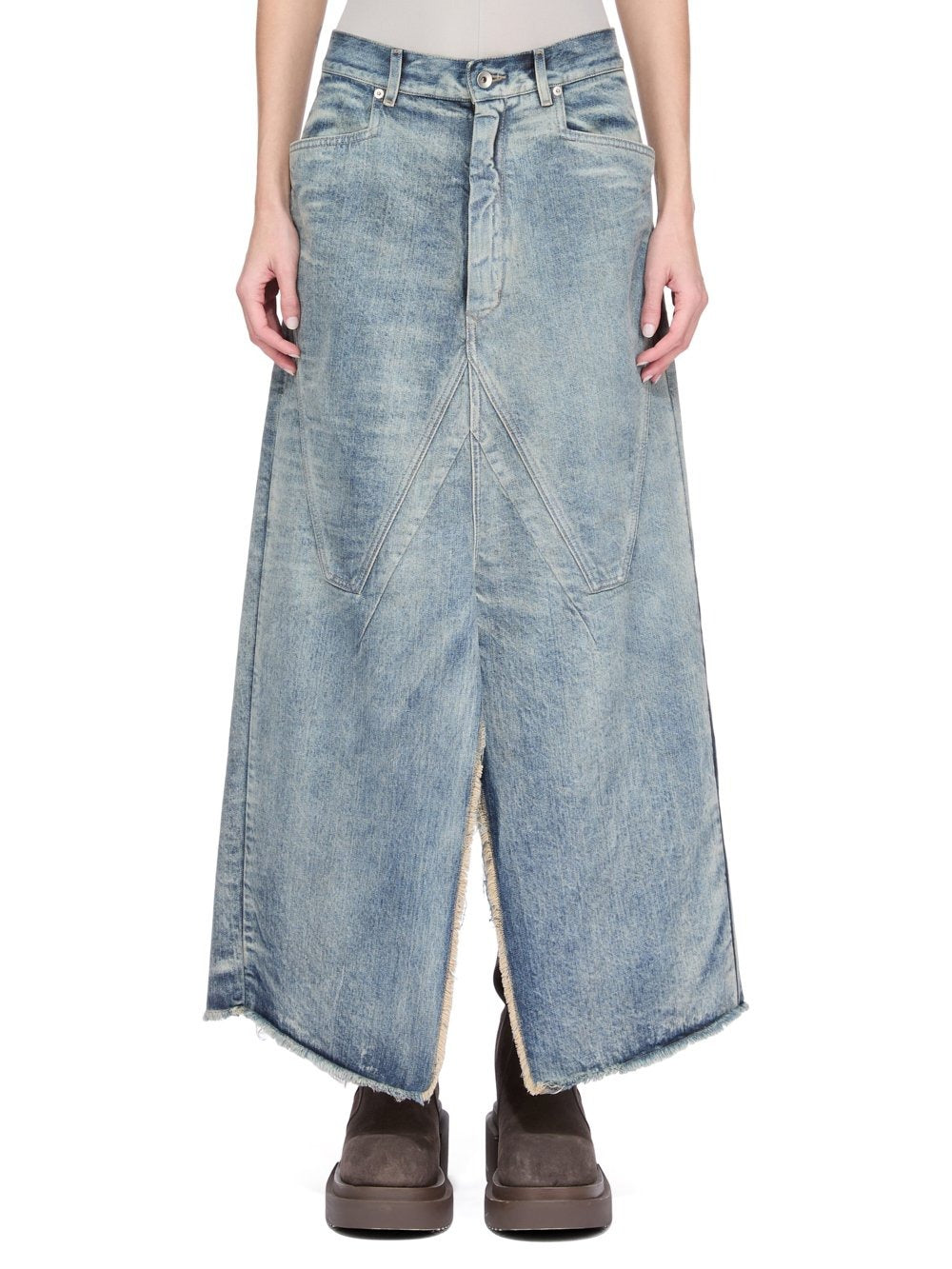 LONG SLIVERED SKIRT DIRTY HUSTLER WMNS