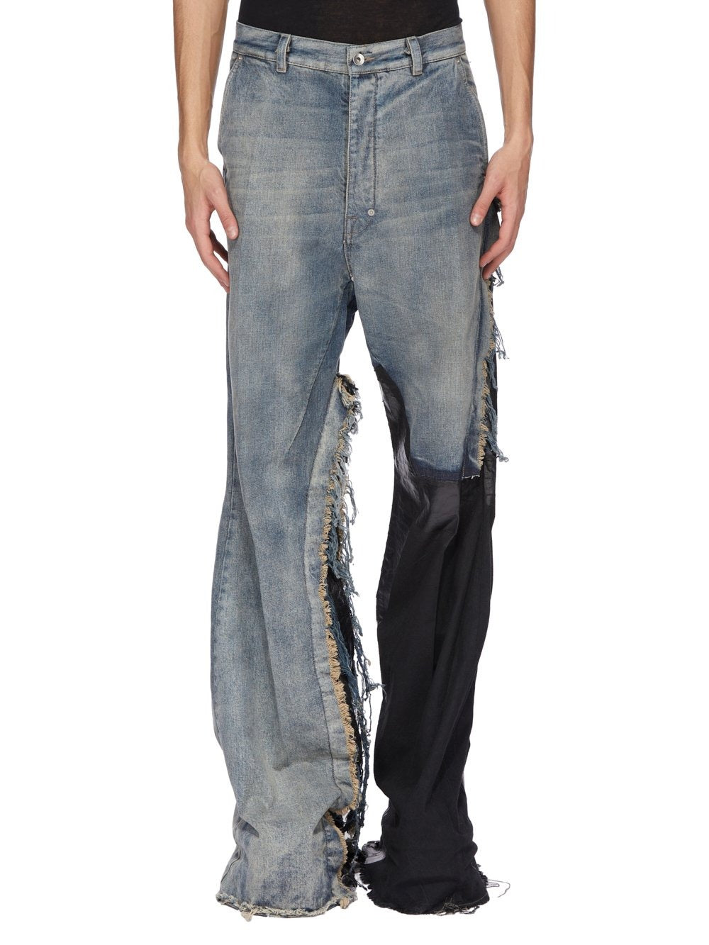 RICK OWENS - JORIS TROUSERS DIRTY HUSTLER/BLACK – LABSTORE WORLD