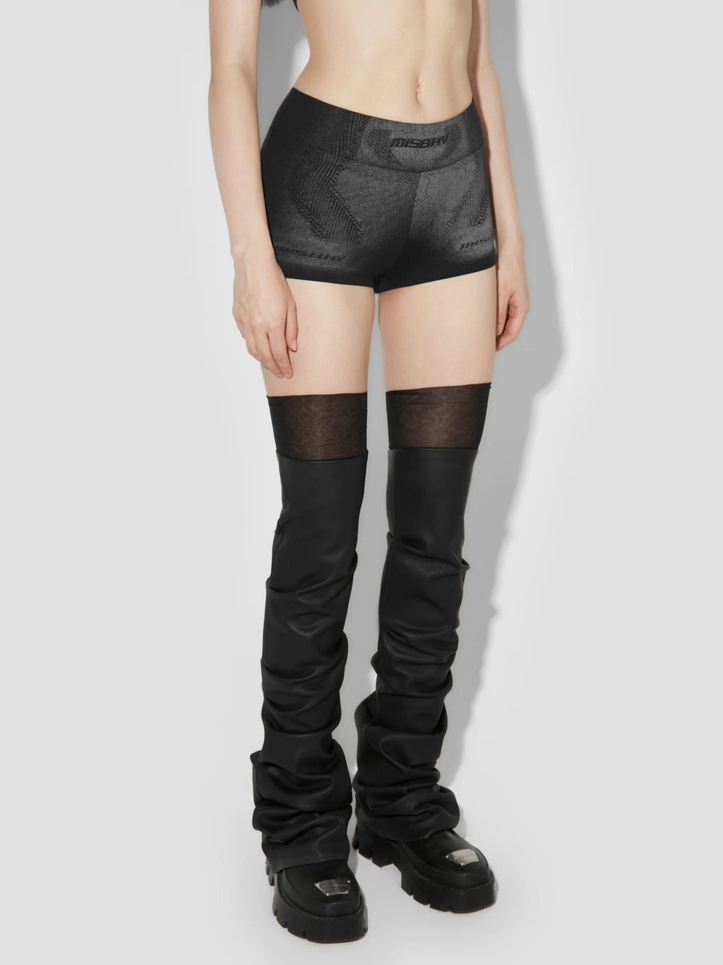 ACTIVE PRINTED SHORTS BLACK
