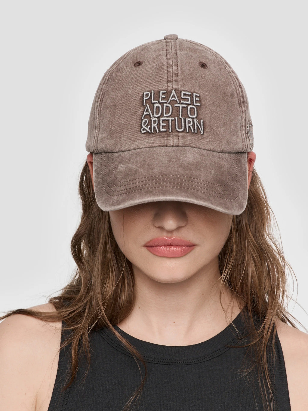 RAY JOHNSON CAP WASHED GREY