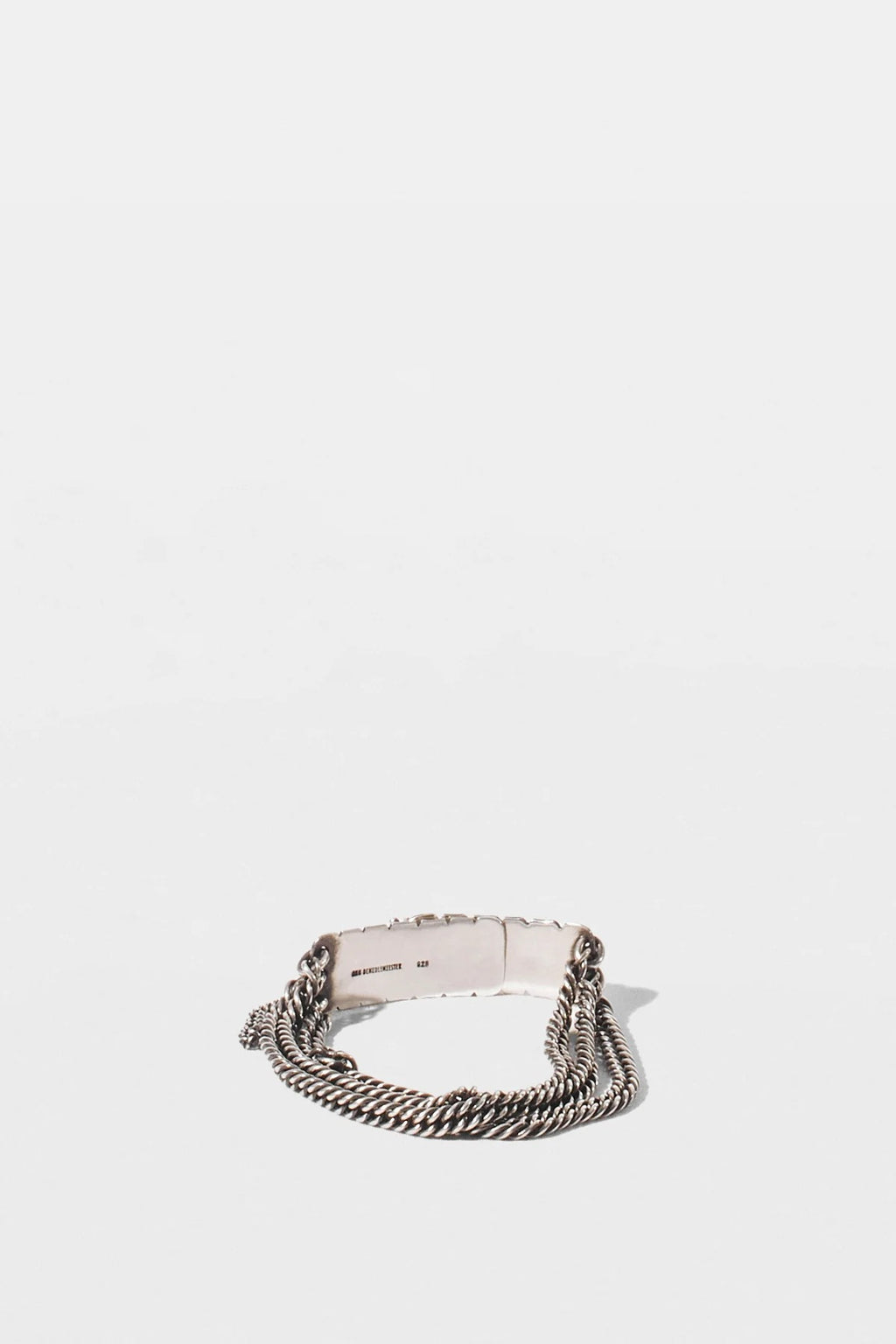 CONSTANCE BRACELET CHAINS SMALL LOCKING ANTIQUE SILVER