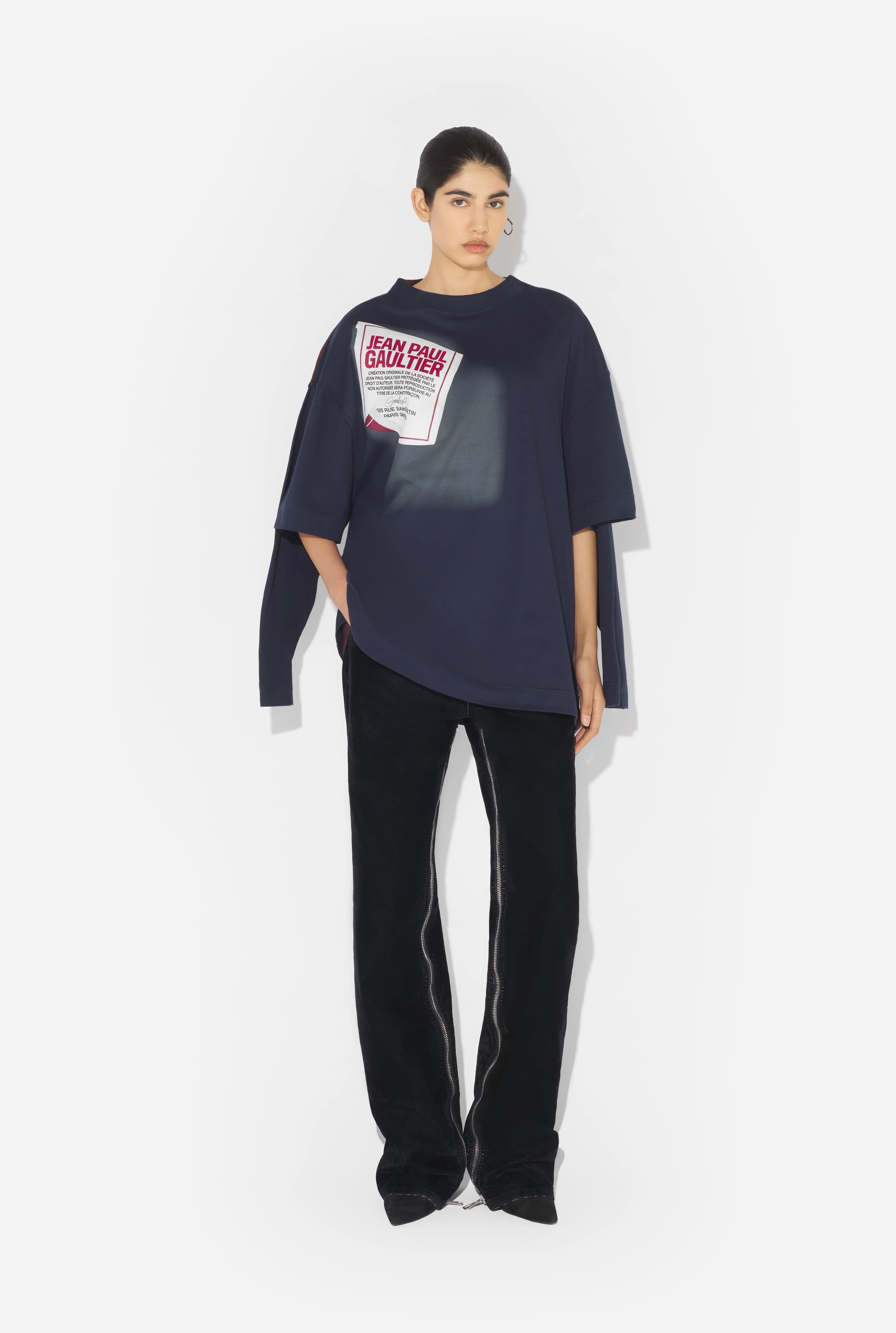 TWO IN ONE OVERSIZED TEE-SHIRT