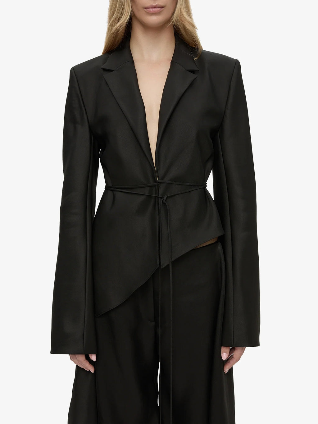 RELEASED BIAS BLAZER BLACK