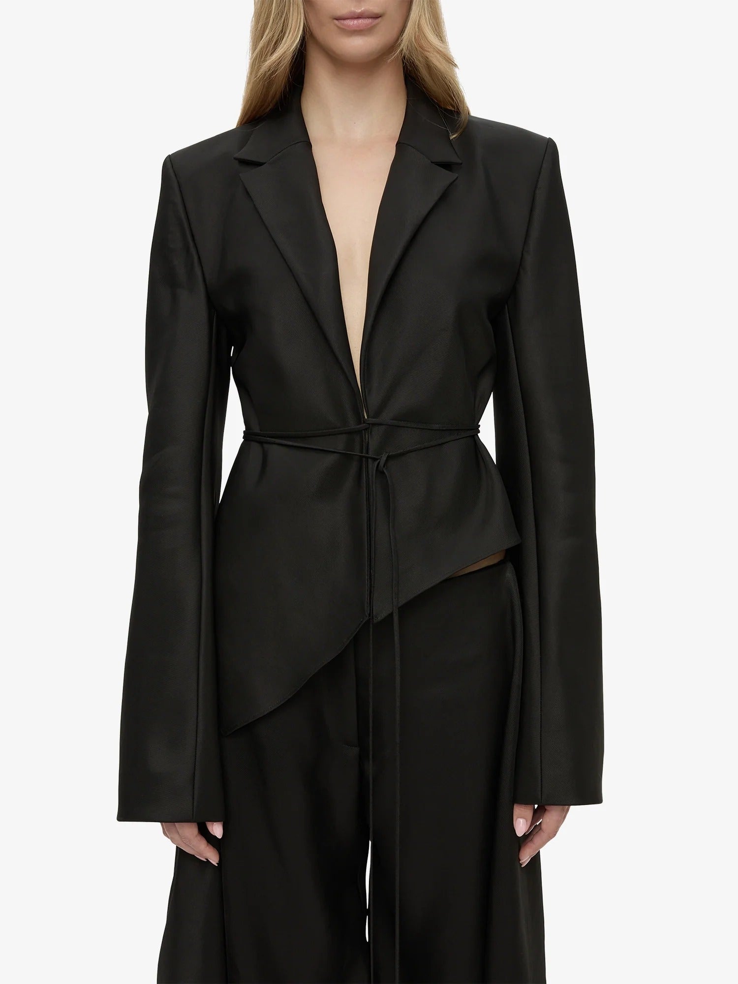 RELEASED BIAS BLAZER BLACK