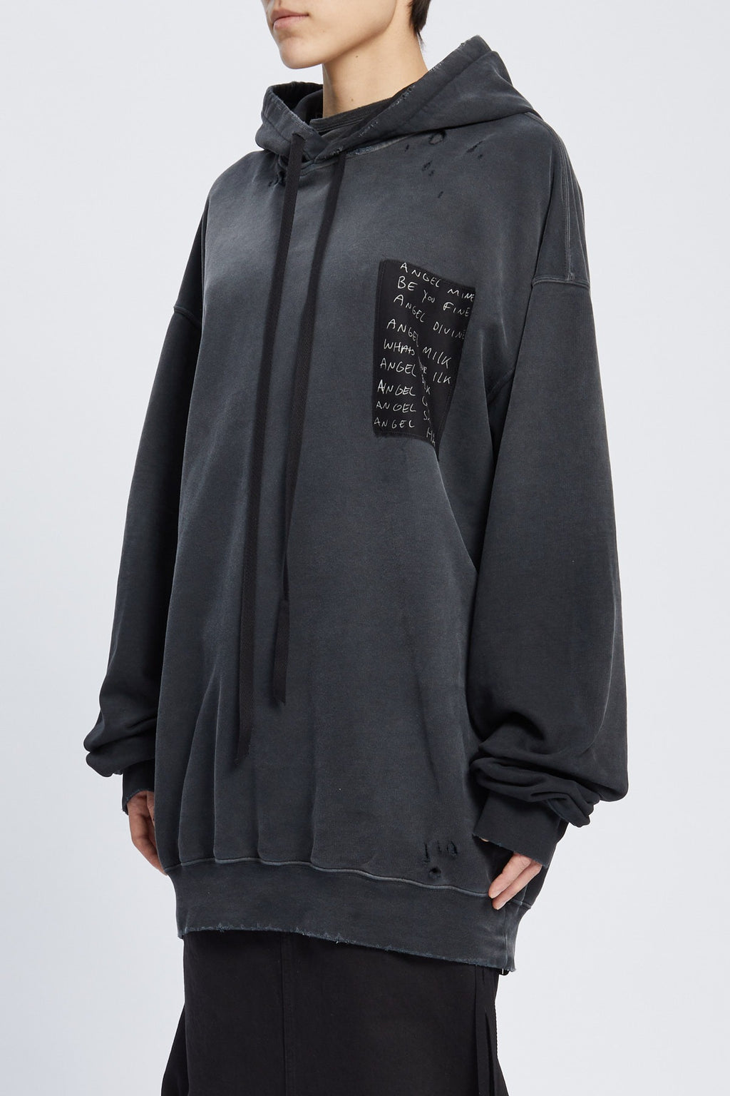ANNEMARIE HIGH COMFORT HOODY WITH PRINTED PATCHES