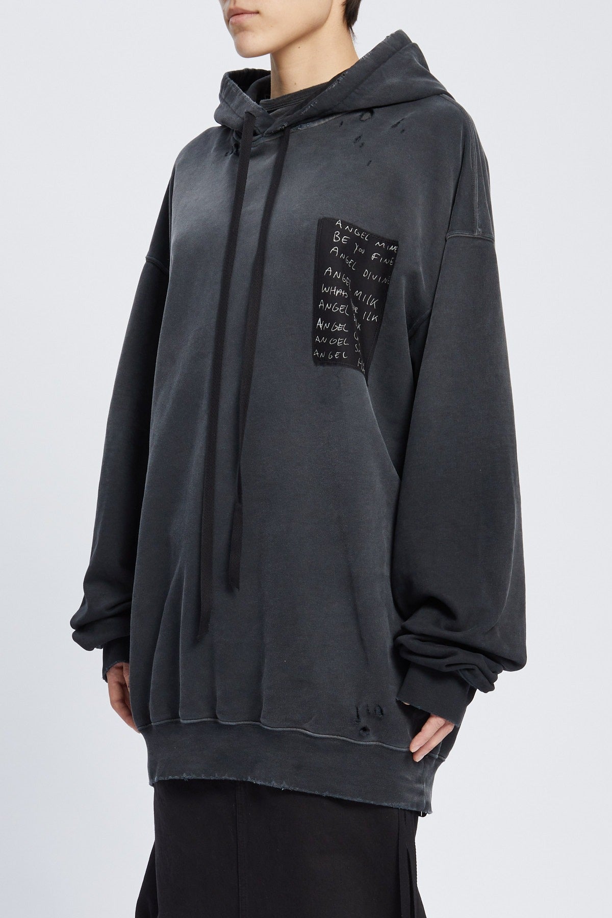 ANNEMARIE HIGH COMFORT HOODY WITH PRINTED PATCHES