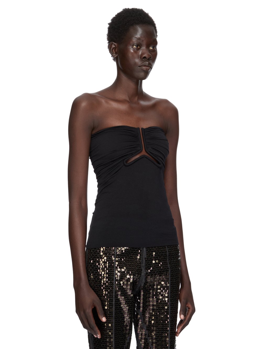 ALANNAH PRONG BUSTIER BLACK