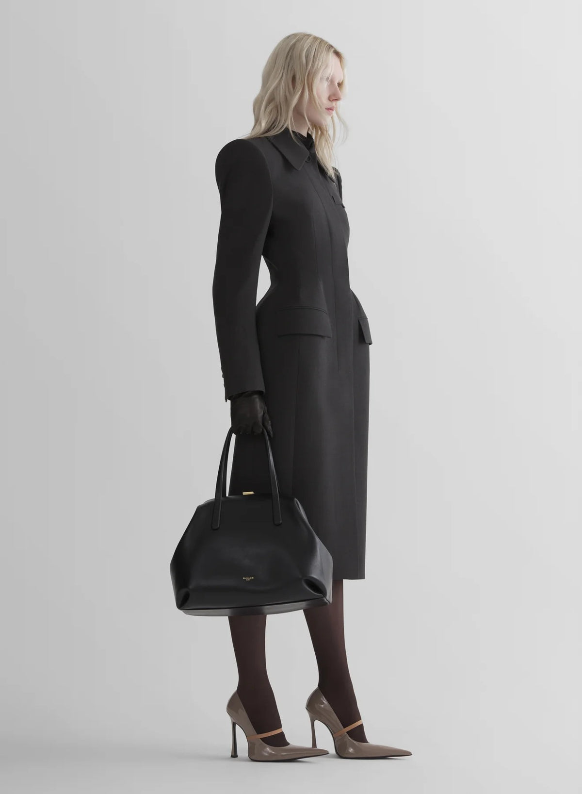 HOURGLASS COAT ANTHRACITE