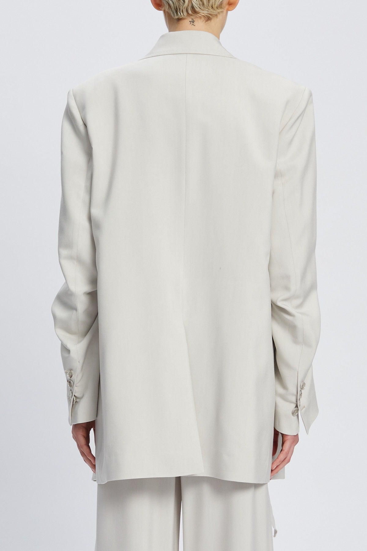 AGNES HIGH COMFORT TAILORED JACKET PEARL