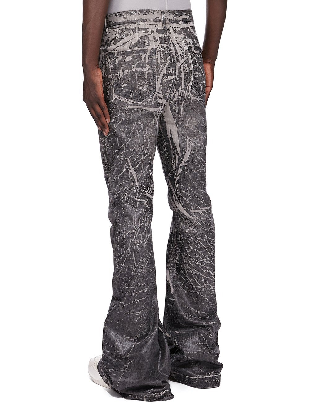 BOLAN BOOTCUT BLACK WASHED FOIL