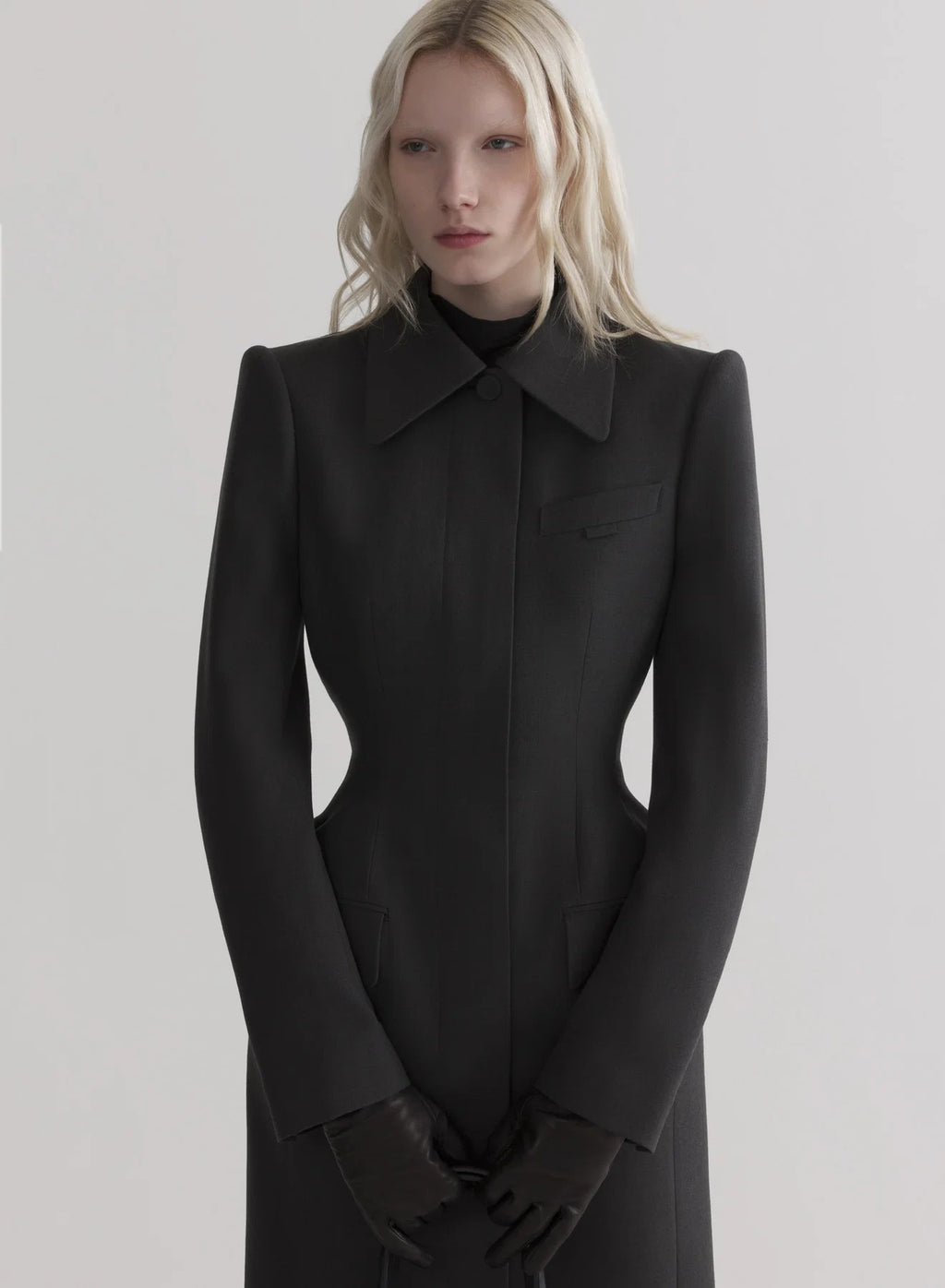 HOURGLASS COAT ANTHRACITE