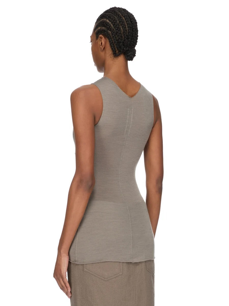 SLEEVELESS TEMPLE T DUST