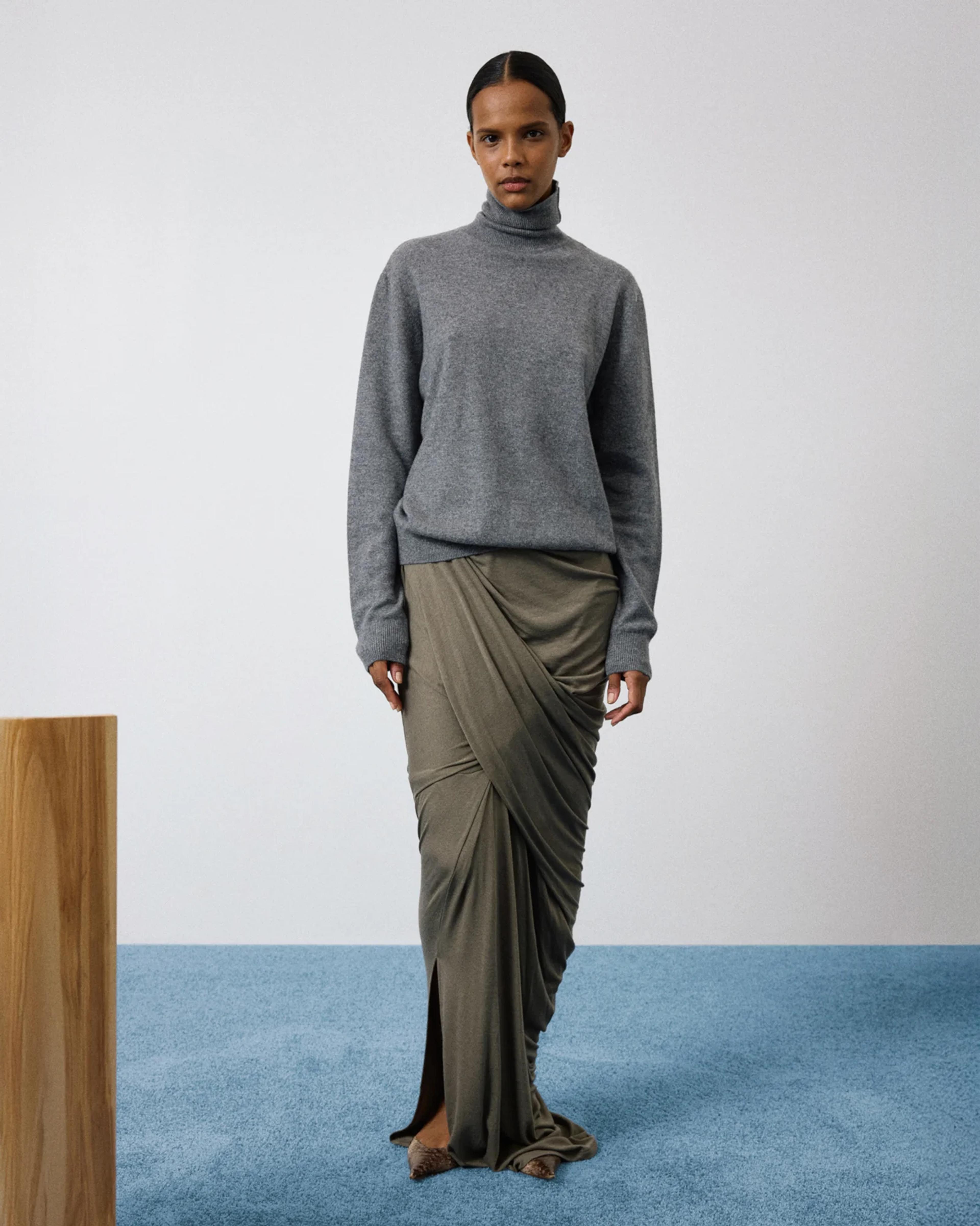 ENTIRE STUDIOS - DIA SKIRT TAUPE – LABSTORE WORLD
