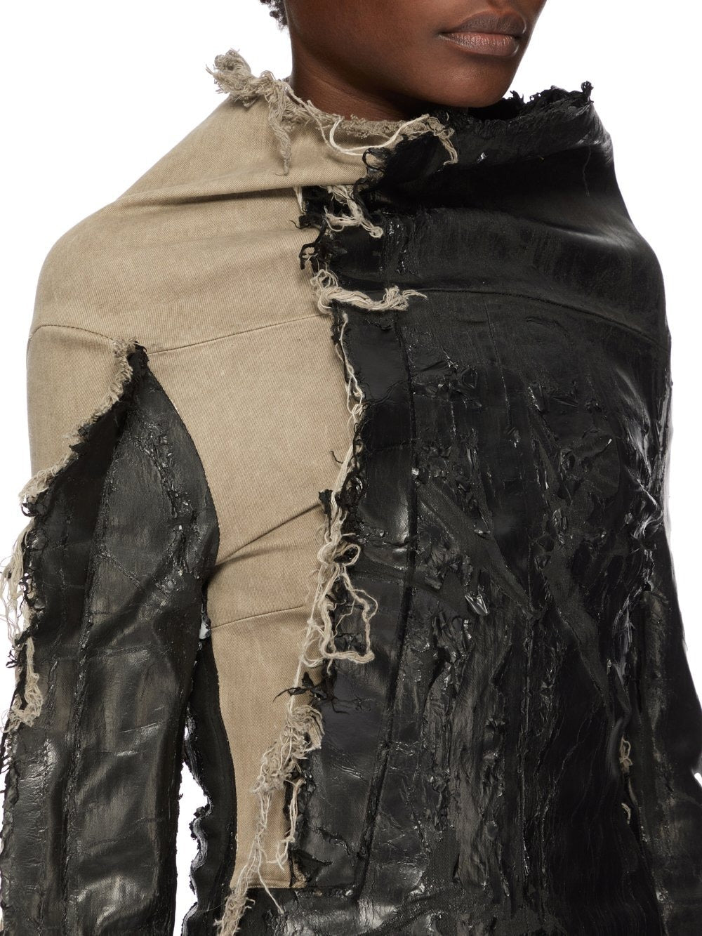 ETNA DRESS BLACK/NATURAL