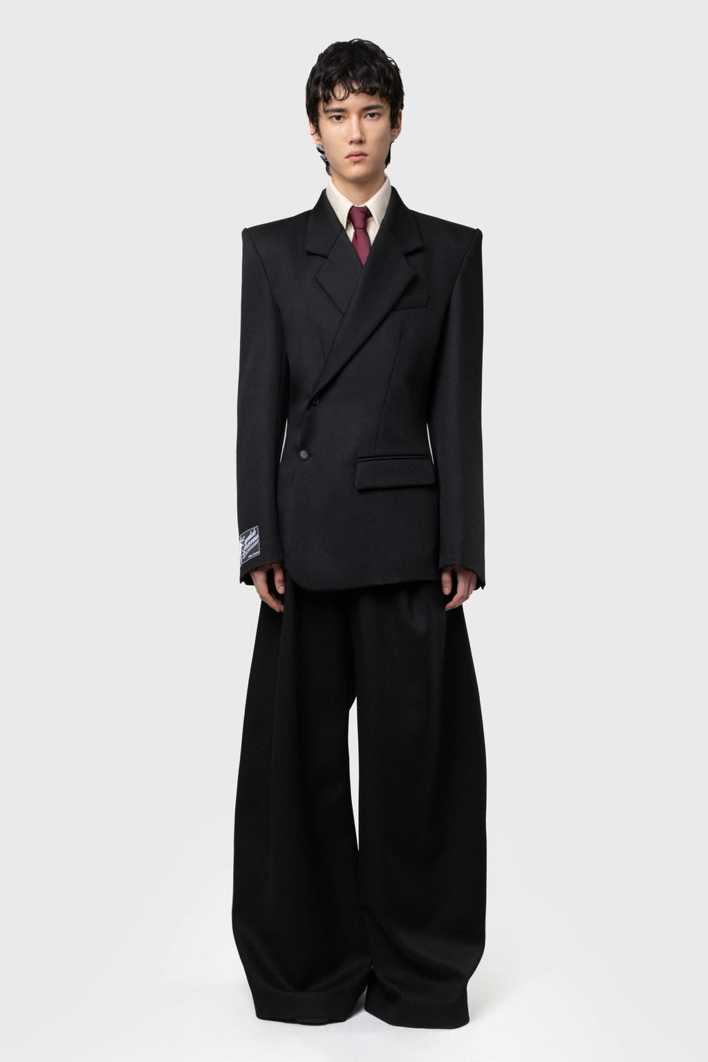 OVERSIZED TAILORED JACKET BLACK