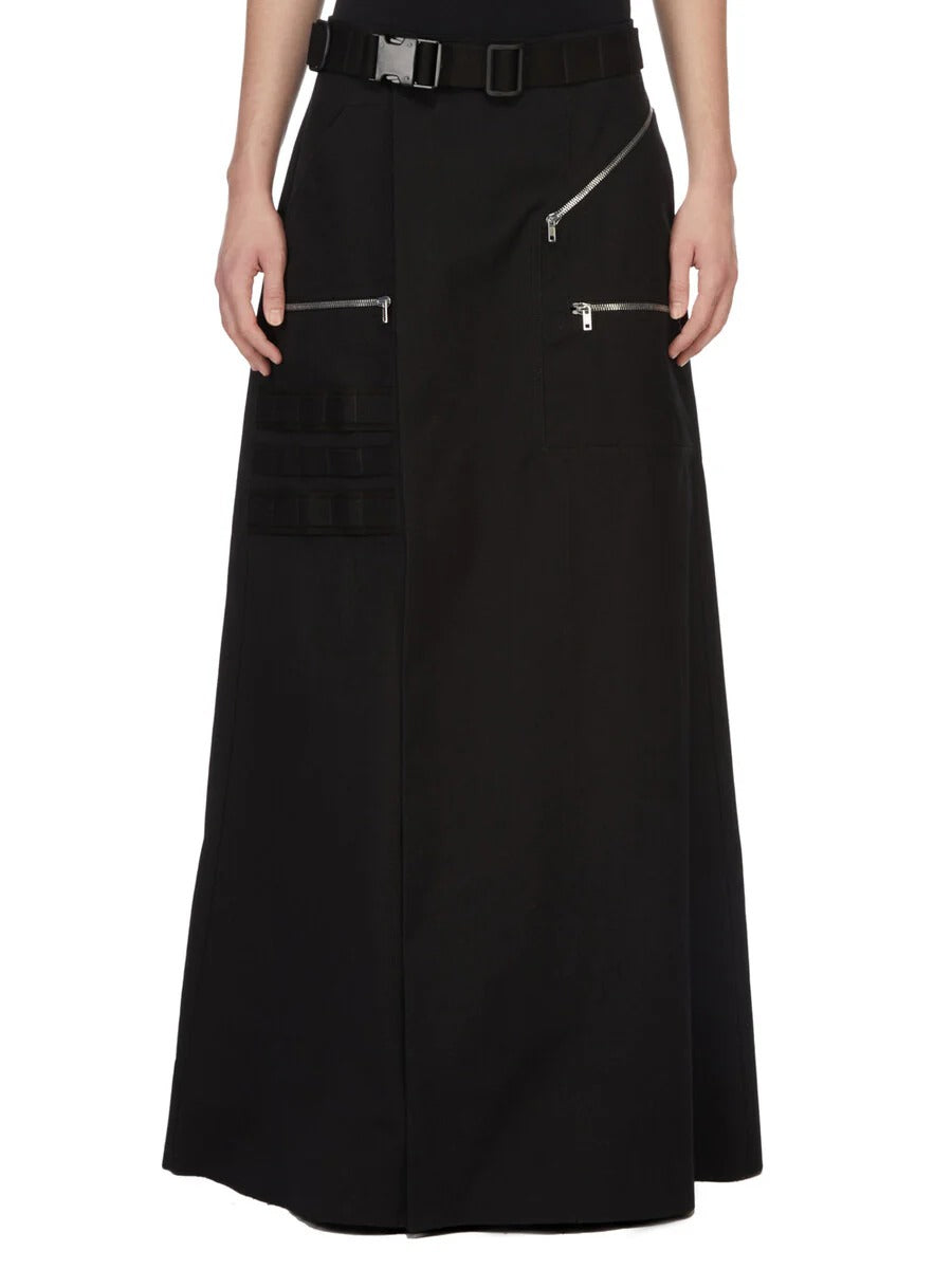 ODETTA CARGO SKIRT BLACK