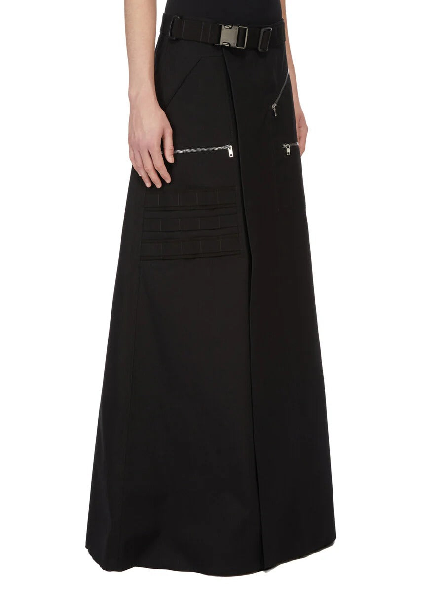 ODETTA CARGO SKIRT BLACK