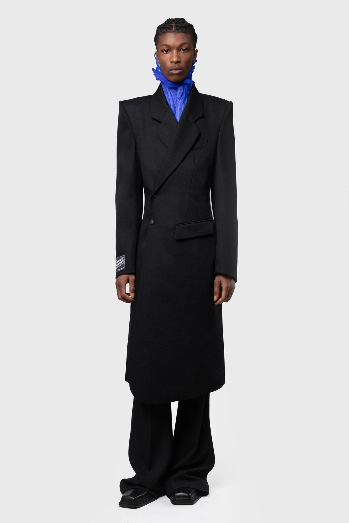 OVERSIZED TAILORED COAT BLACK