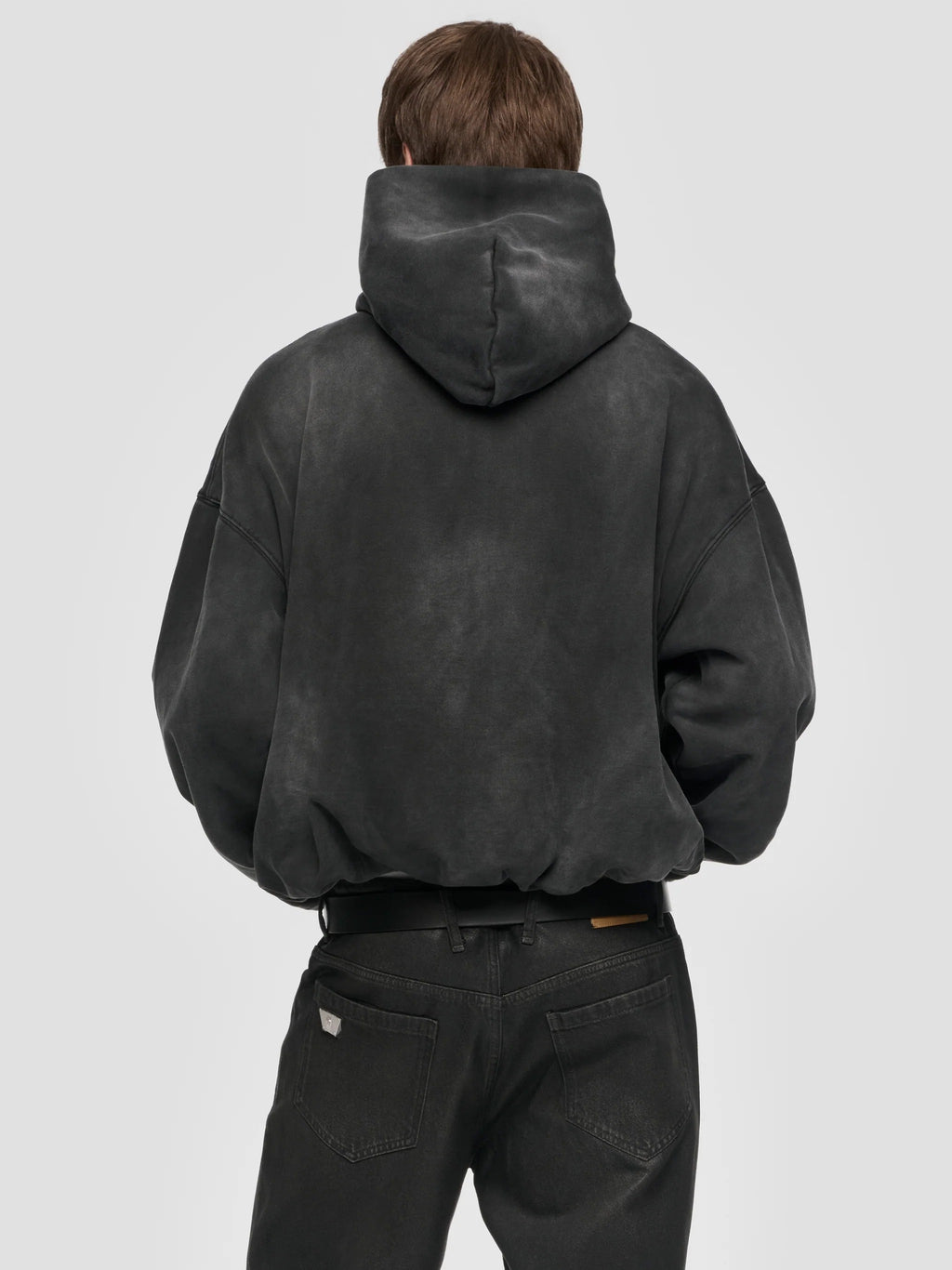 DEVIL MISBHV INFLATED HOODIE WASHED GREY