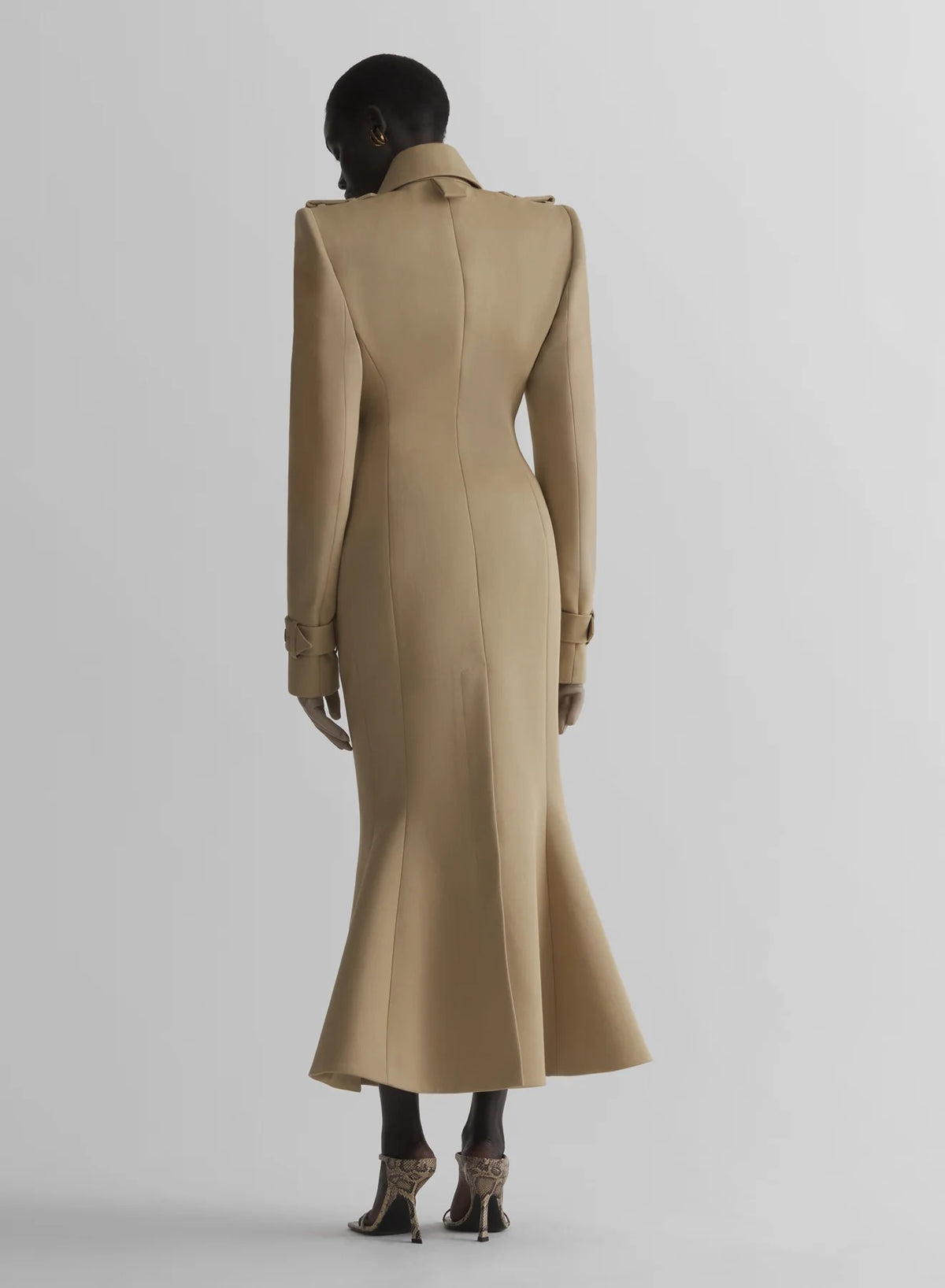 HOURGLASS TRENCH COAT BEIGE
