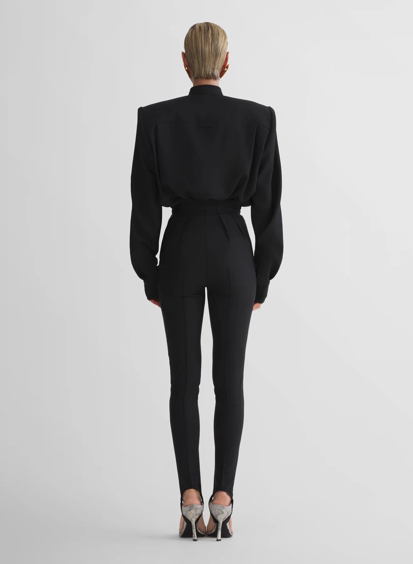 SHOULDER PADDED SHIRT