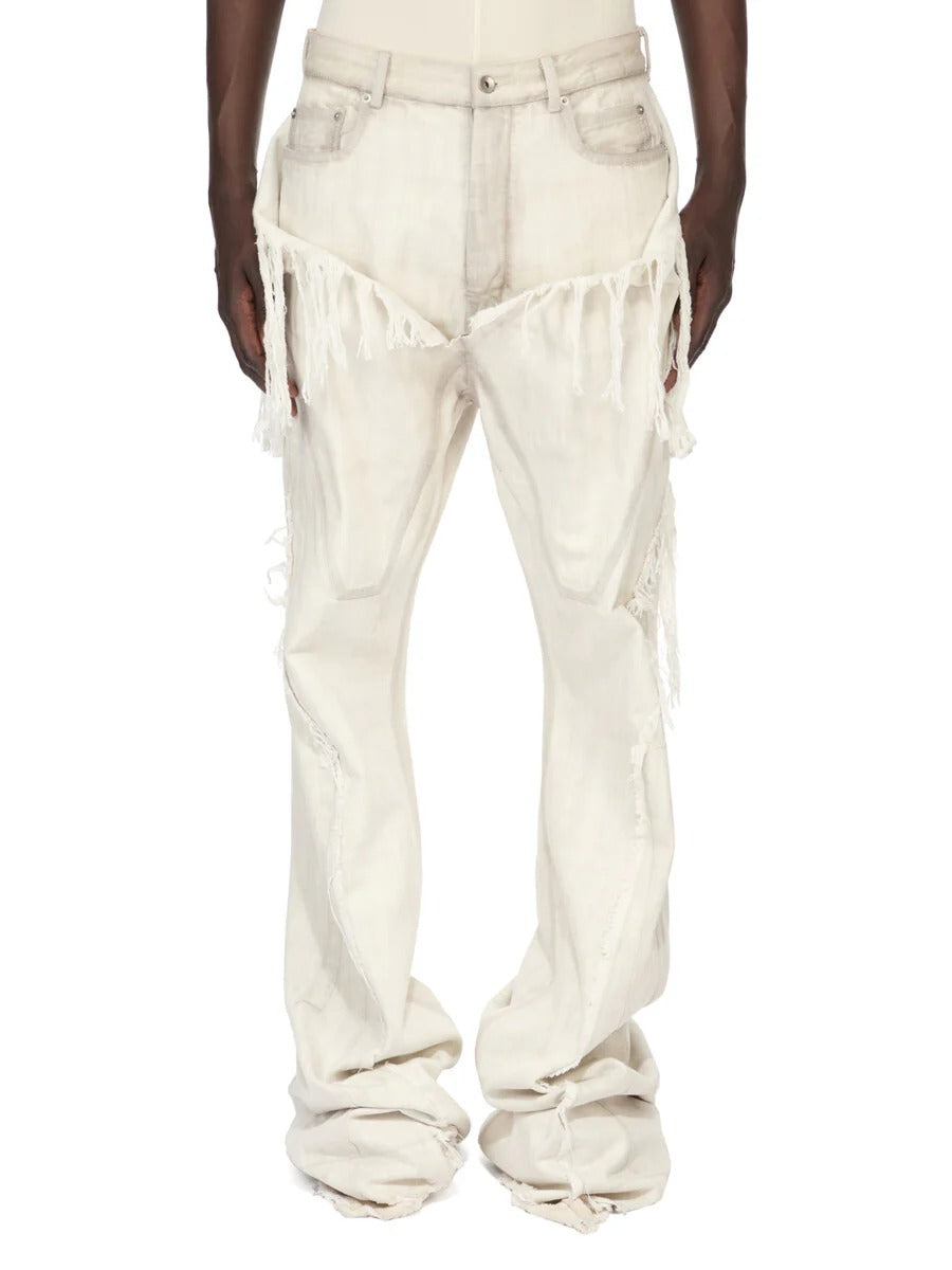 SLIVERED BOOTCUT MILK WASH