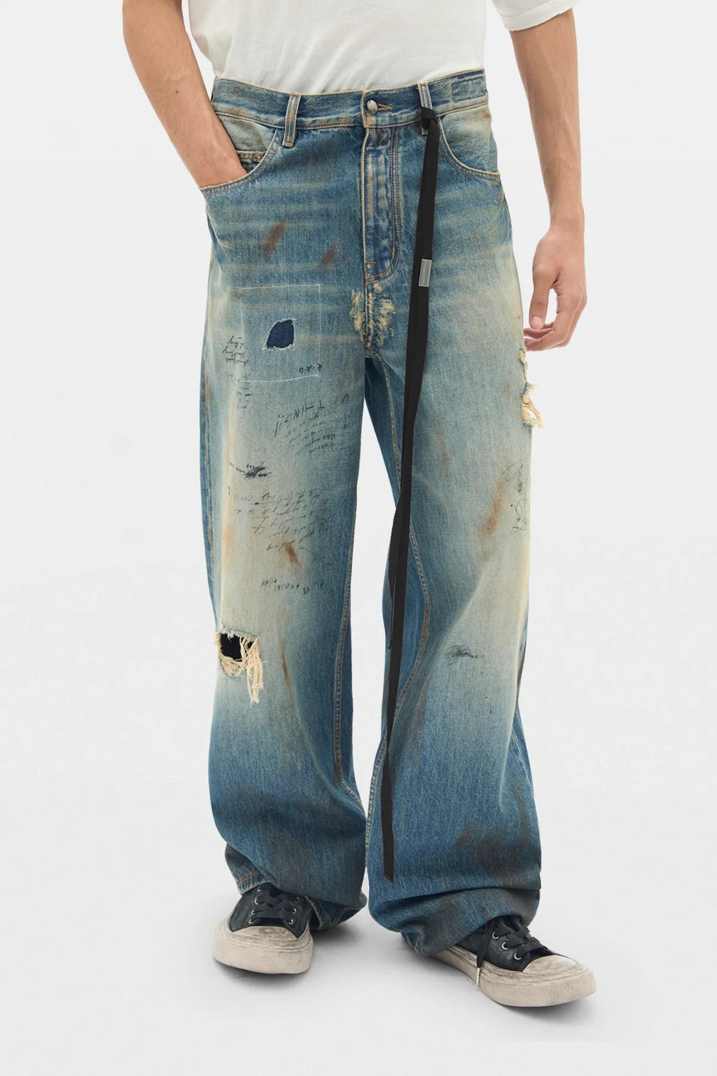 EVAN 5-POCKETS TROUSERS VINTAGE BLUE