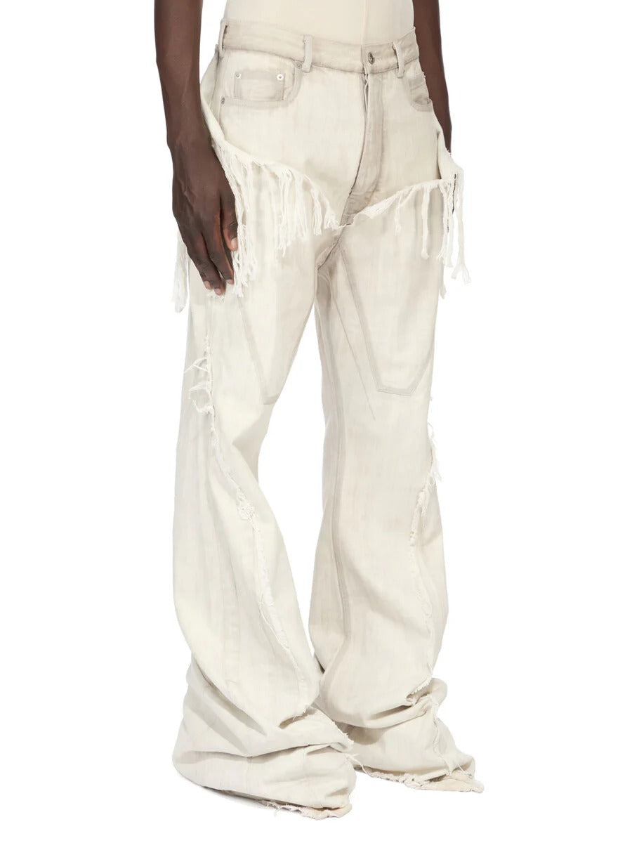 SLIVERED BOOTCUT MILK WASH