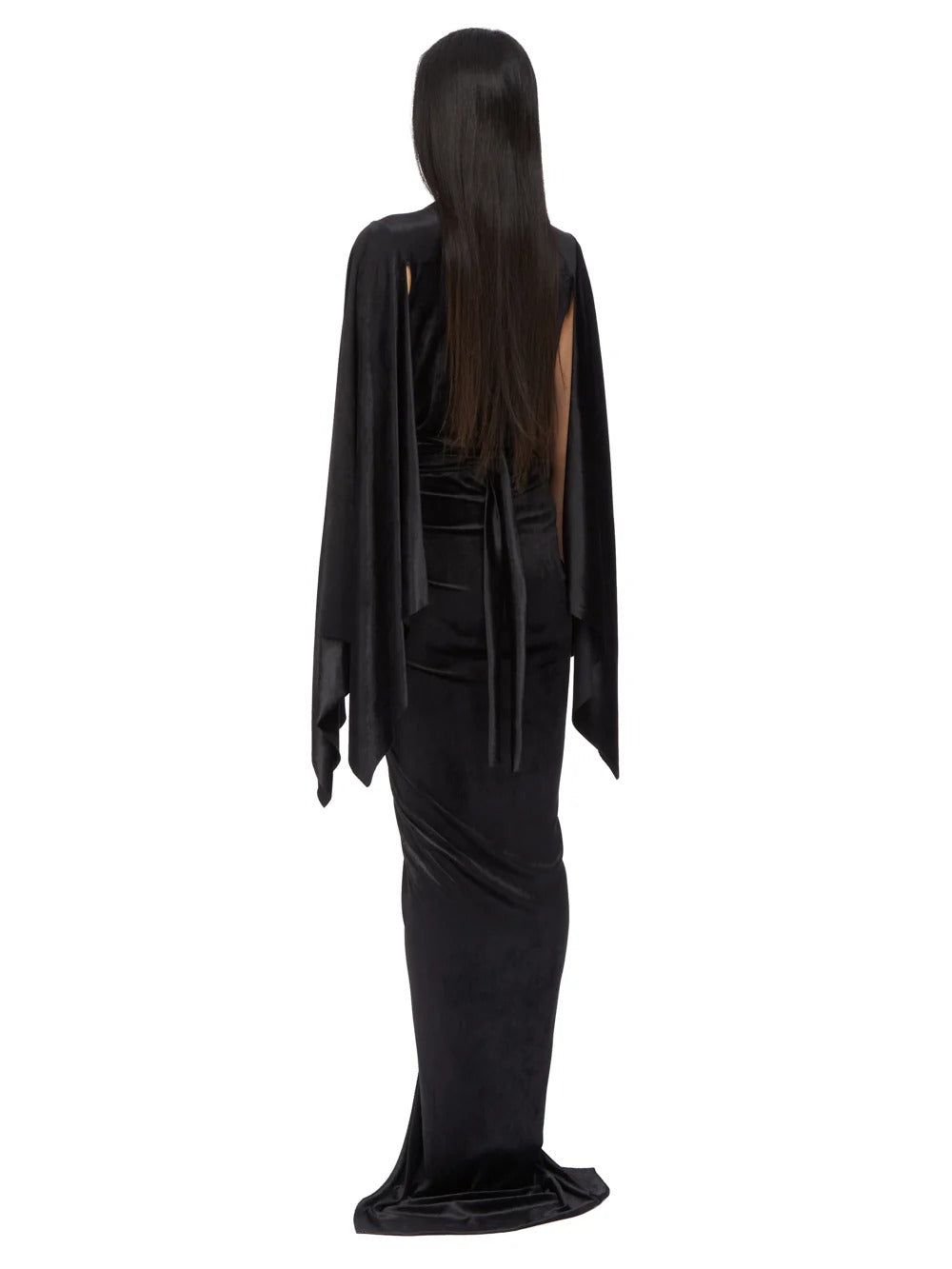 FLAGSLEEVES GOWN BLACK