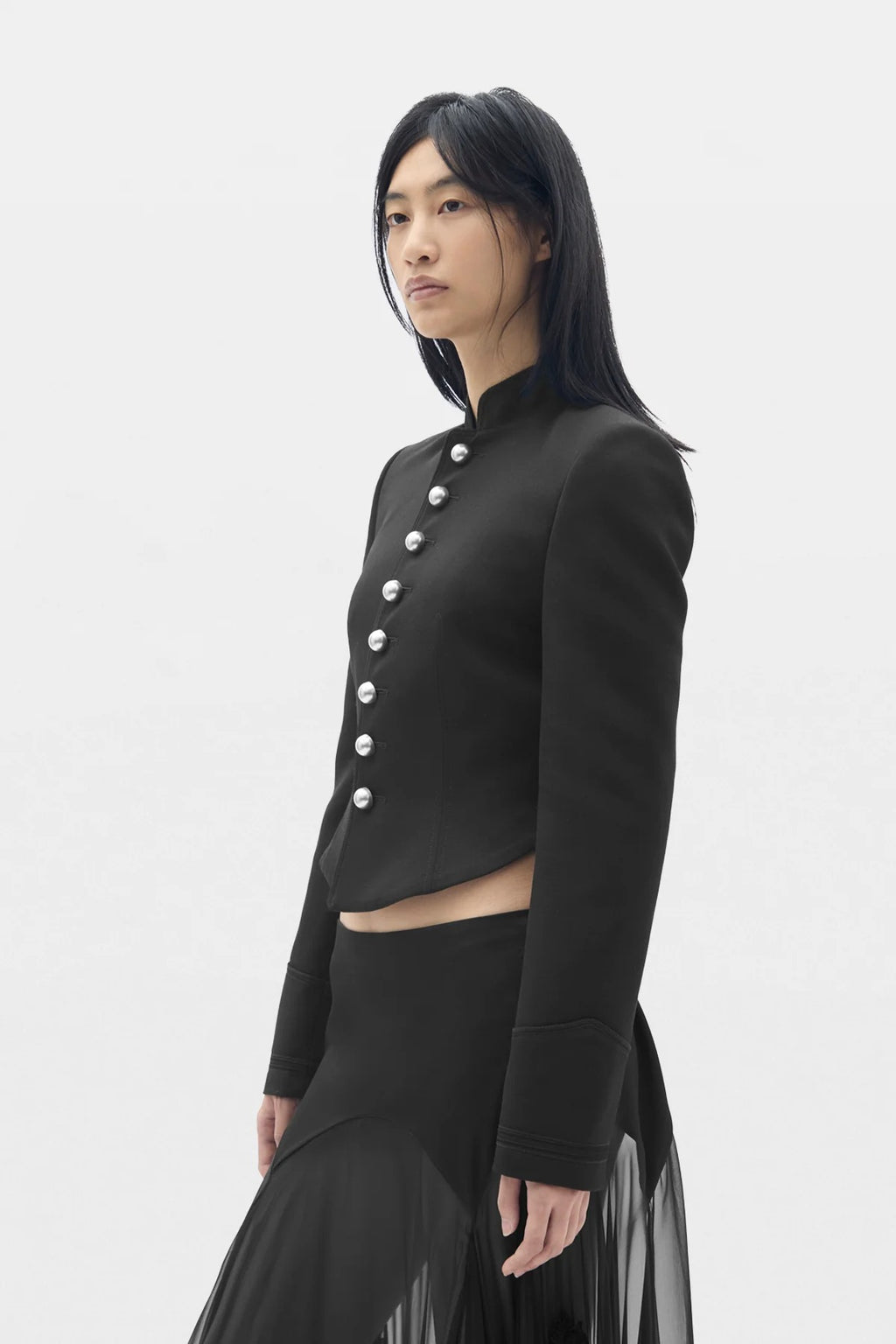 POLINA FITTED MARSINA JACKET BLACK