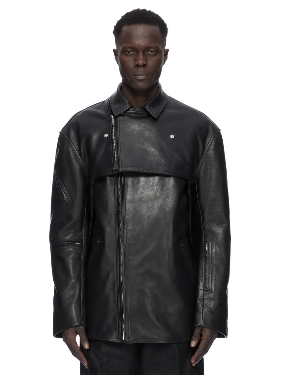 2 PIECE JUMBO BIKER BLACK
