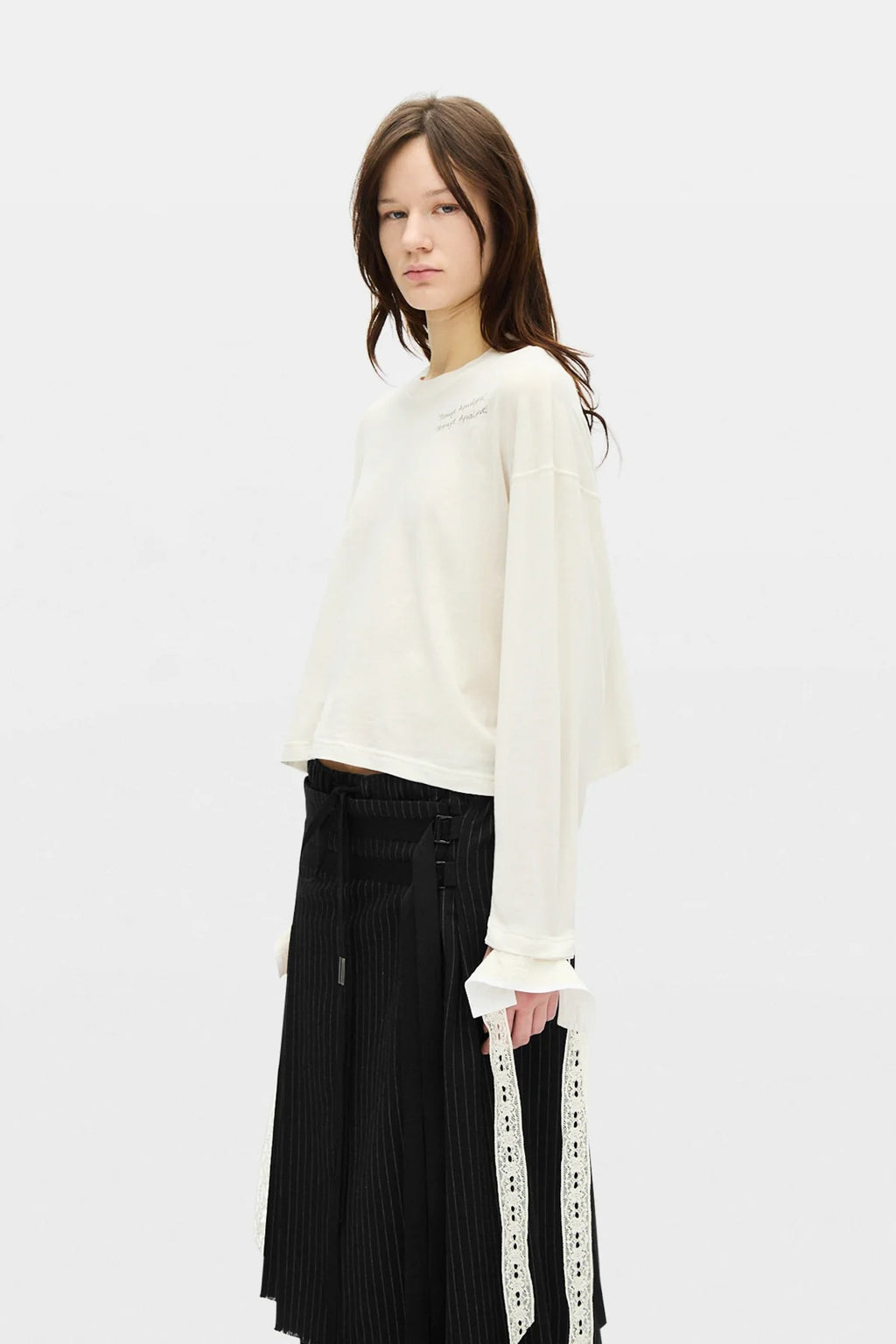 NIKKI T-SHIRT "TEENAGE APOCALYPSE" IVORY
