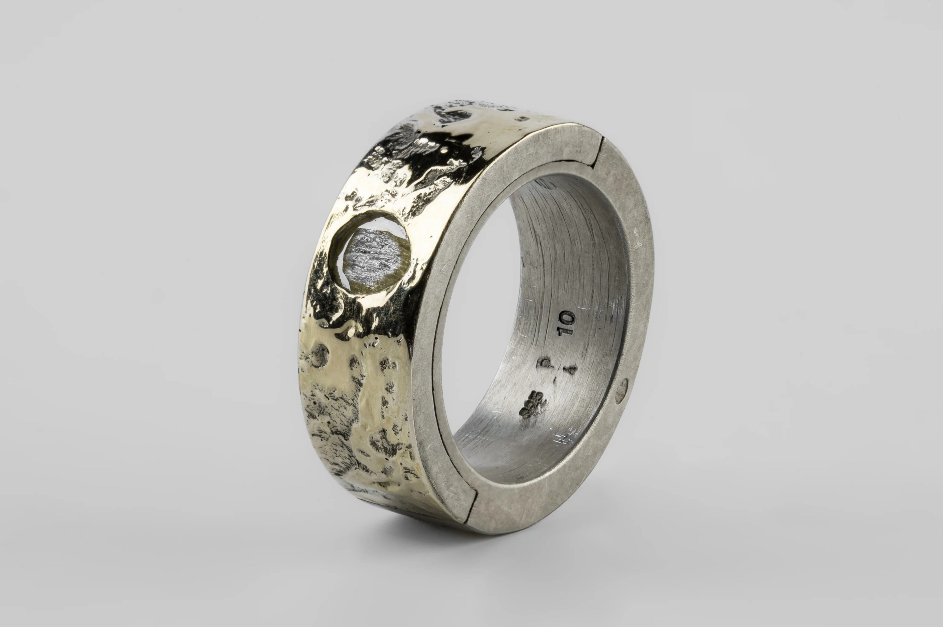 Sistema Ring (Fuse, 0.2 CT, Yellow Diamond Slab, 9mm, DA18K+YDIA)