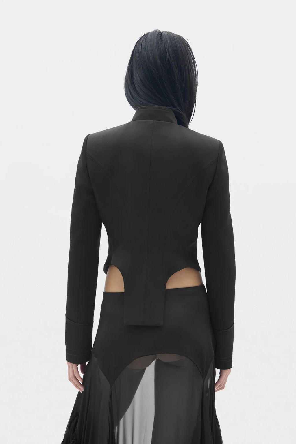 POLINA FITTED MARSINA JACKET BLACK