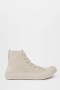 SARIN VULCANIZED MID-TOP SNEAKERS CHALK
