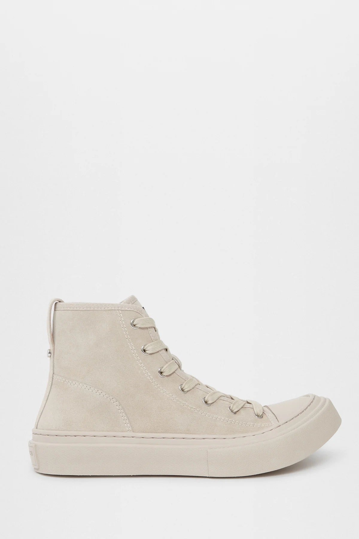 SARIN VULCANIZED MID-TOP SNEAKERS CHALK