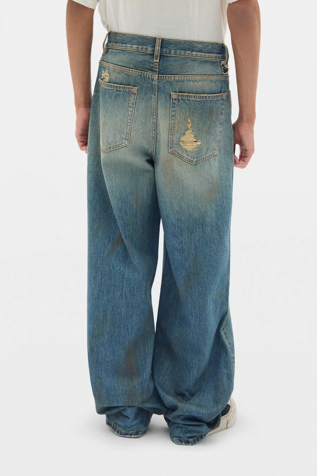 EVAN 5-POCKETS TROUSERS VINTAGE BLUE