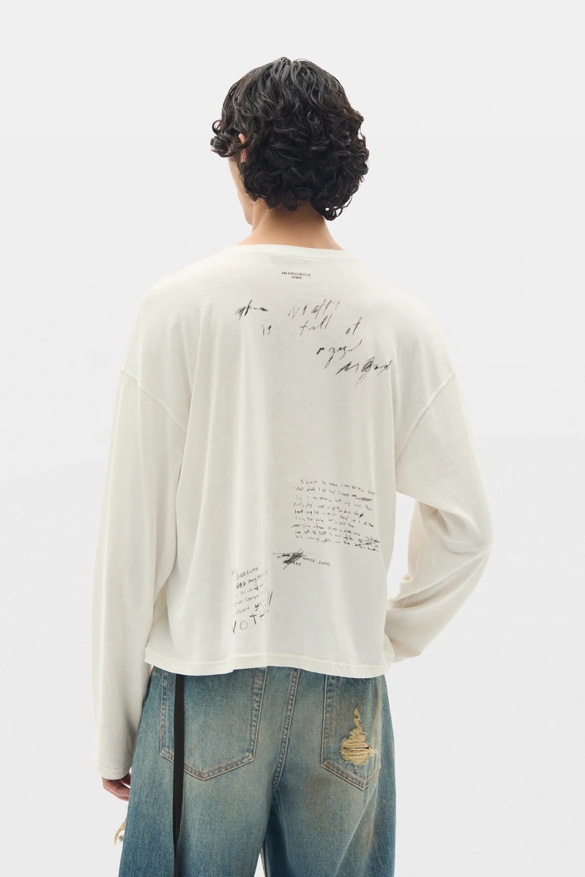 EMIL T-SHIRT "CLASSROOM MEMORY" PRINT IVORY