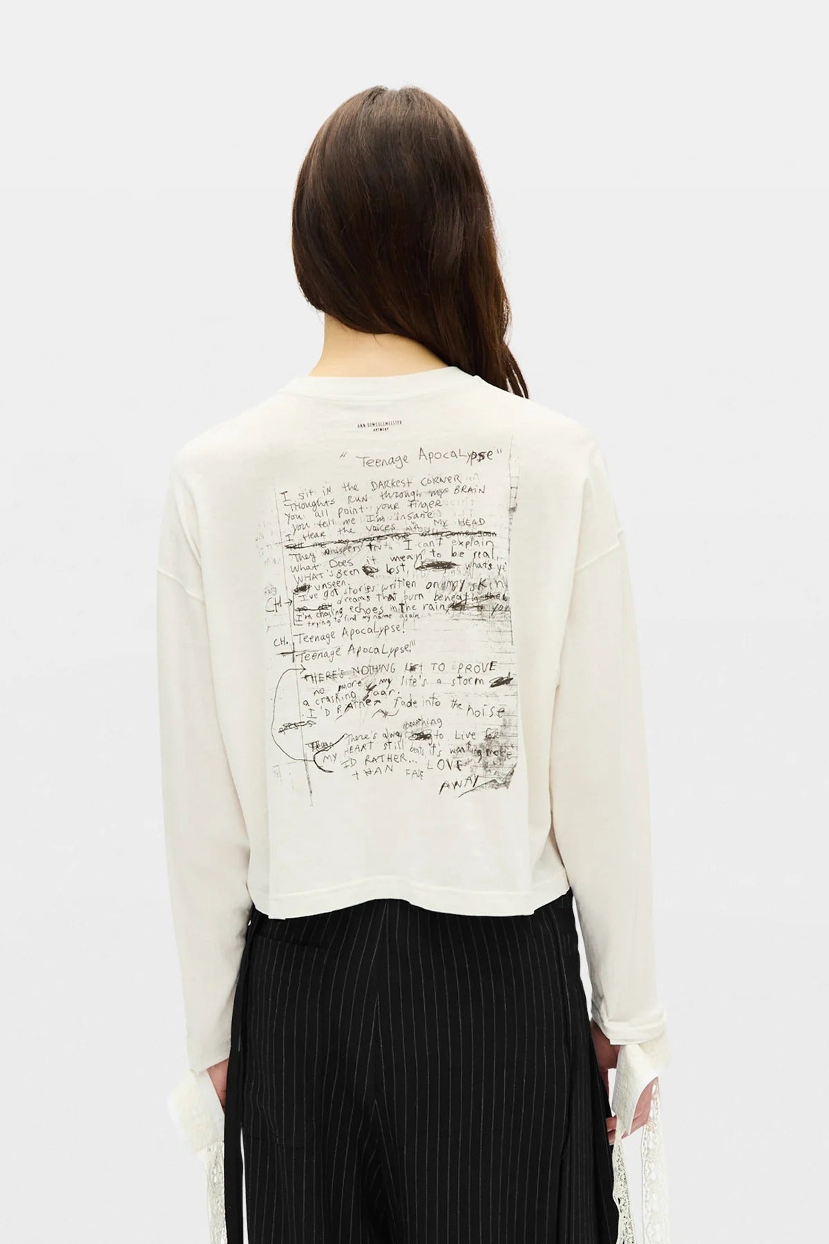 NIKKI T-SHIRT "TEENAGE APOCALYPSE" IVORY