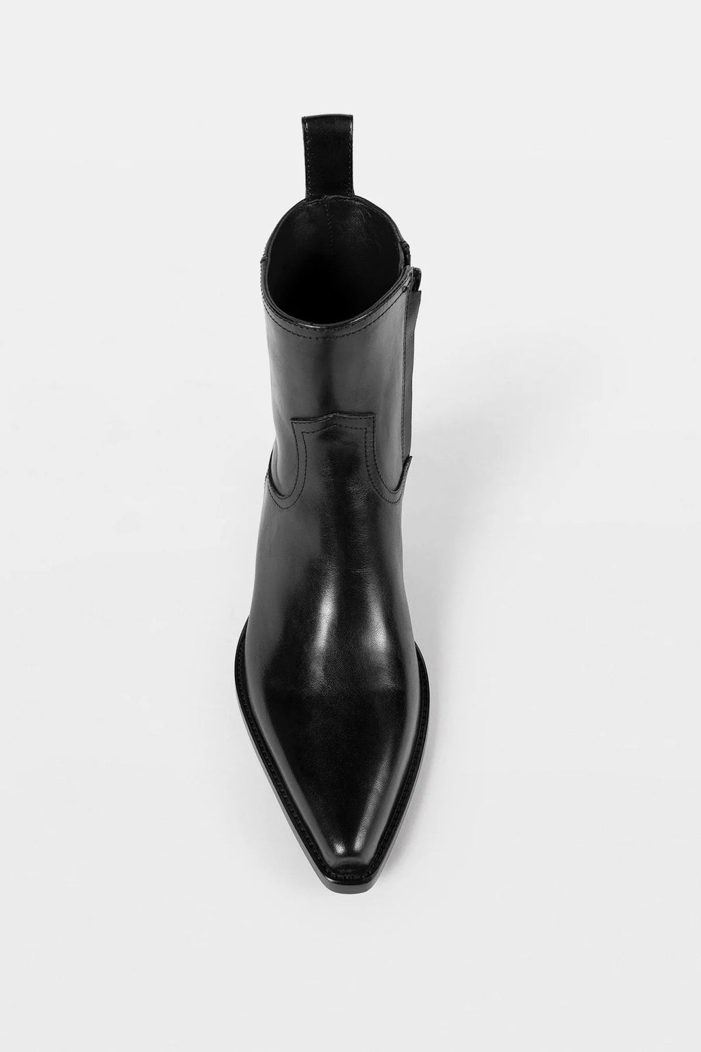 IMME POINTY ANKLE BOOTS BLACK